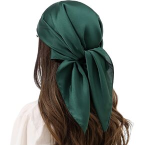 RIIQIICHY Womens Head Hair Scarf Like Satin Silk Scarf Sleeping Hair Wrapping Night 27.5"