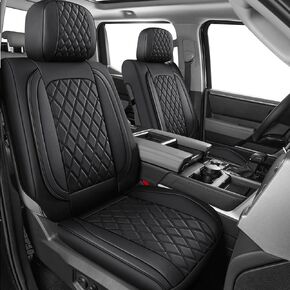 MIROZO Truck Seat Covers for Toyota Tundra,Waterproof Seat Covers Full Set Automotive Seat Covers Compatible with 2007-2021 Toyota Tundra Crew/Crewmax/Extended/Double Cab(Grey,Full Set)