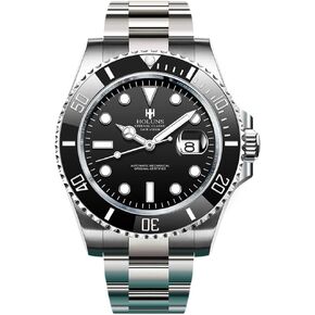 Luxury Men's GMT Automatic Watch Sapphire Waterproof Stainless Steel Luminous Business Watch