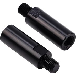 2 pcs M10 x 1.25 Mirror Risers Motorcycle Rear View Mirror Extenders 40mm Fit MT-09, CB1000R/ Grom MSX125 (Round)