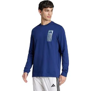 adidas Men's Tech Metallic Long Sleeve T-Shirt