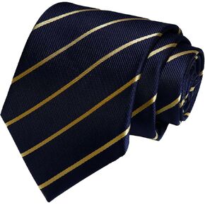 Ties for Men Self-tied Striped Tie, Classic Formal Men's Neckties, Plaid Tie for Office Wedding Party Casual