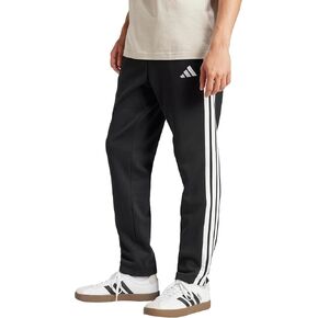 adidas Men's Essentials 3-Stripes Fleece Open Hem Pants