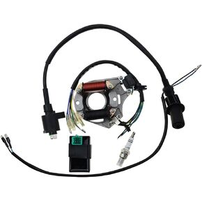 GOOFIT Ignition Rebuild Kit for 50cc 70cc 90cc 110cc 125cc ATV Stator CDI Coil Plug Quad Bike Buggy Go Kart