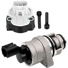MOTOKU IACV Fuel Injection Idle Air Control Valve & Throttle Position Sensor TPS for Jeep Liberty Wrangler Grand Cherokee 2004-2007 Dodge Ram 3500 2500 1500 Dakota 2003-2007 Chrysler Aspen 2007