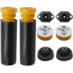 Rear upper and lower shock absorber mounting ring and stopper kit replacement 33526768544 33536767334 Compatible with BMW E90 E92 E93 E82 E872008-2016