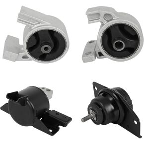OCPTY 4PCS Engine Motor Mount and Transmission Mount Set Compatible for Hyundai Accent & Kia Rio Rio5 2006 2007 2008 2009 2010 2011 L4 1.6L, DOHC # 219301G000, 219101G000