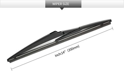 ONLY Rear Wiper, Replacement for Toyota C-HR, For Mazda CX-5 CX-7 CX-9, For Hyundai Santa Fe 2007-2012 Rear Windshield Wipe in Saudi Arabia