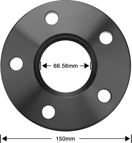 IRONTEK 5x112mm Wheel Spacers 15mm Thickness Hub Bore 66.56mm for Audi A4/A4 allroad/A5/A6, for Mercedes-Benz C250/C300/C350/CLS400/CLS450/CLS500, for BMW X1/X3 4PCS in Saudi Arabia