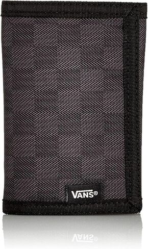Vans, Men's Slipped Tri-Fold Wallet (Black/White Checker - O/S) in Saudi Arabia