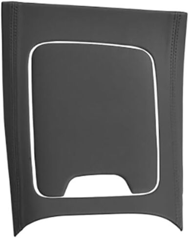 Center Console Panel Leather Sticker Central Control Gear Shift Panel Cover Fit for Mercedes Benz GLC Class X254 GLC260 GLC300 GLC300e GLC43 AMG Car Accessories (Black) in Saudi Arabia