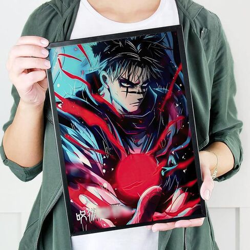 مجموعة ملصقات ELSARBEINA JJK أنيمي الفن جدار JJk ملصق جدار الفن Okkotsu Yuuta Toge Inumaki Yuji Itadori Kento Nanami Choso Ryomen Sukuna مجموعة غير مؤطرة من 10 in Saudi Arabia