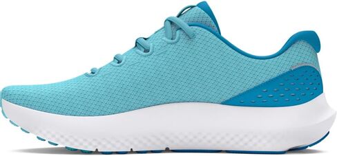 Under Armour Women's UA W Charged Surge 4 Shoes, White/White/Frost Green, 7.5 M in Saudi Arabia