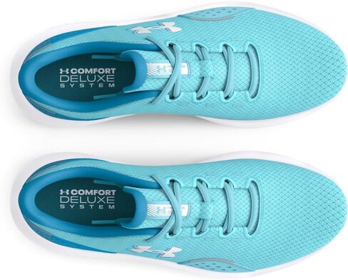 Under Armour Women's UA W Charged Surge 4 Shoes, White/White/Frost Green, 7.5 M in Saudi Arabia