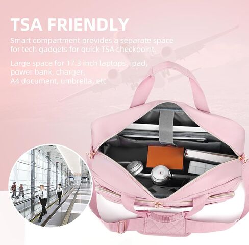 Laptop Bag for Women17 Inch, Briefcase for Women, Large Computer Bag Messenger Bag Work Office Business Travel in Saudi Arabia