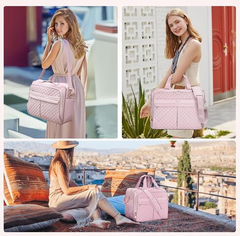 Laptop Bag for Women17 Inch, Briefcase for Women, Large Computer Bag Messenger Bag Work Office Business Travel in Saudi Arabia