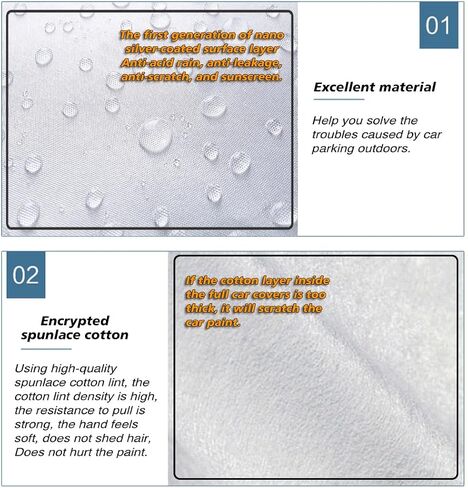 KEYOOG مناسب للالتقاط بطول 213 بوصة - 237 بوصة، غطاء سيارة كامل مكون من 6 طبقات مقاوم للماء في جميع الأحوال الجوية، عالمي في جميع الفصول، منع الثلوج، مقاوم للمطر، مقاوم للأحماض، واقي من الشمس، شريط عاكس برتقالي in Saudi Arabia