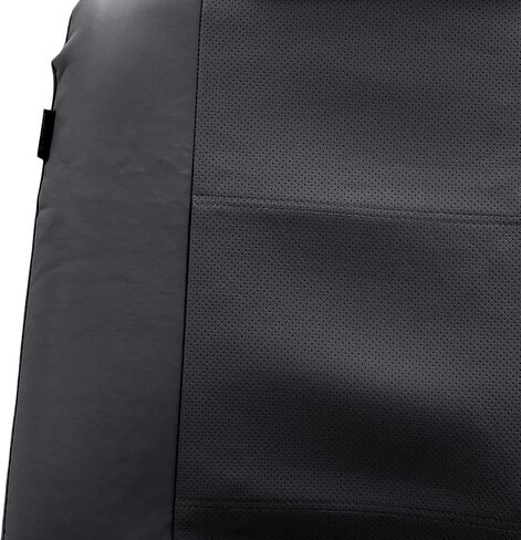 FH Group Automotive Seat Cover Deluxe Leatherette Full Set Solid Black, Combo Slip Dash Grip Pad Car Seat Covers Interior Accessories Cars Trucks SUV Car Accessories Airbag Compatible Split Bench Tan in Kuwait