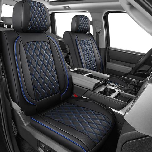 أغطية مقاعد الشاحنة MIROZO لسيارة Toyota Tundra، أغطية مقاعد مقاومة للماء مجموعة كاملة من أغطية مقاعد السيارات المتوافقة مع 2007-2021 Toyota Tundra Crew/Crewmax/Extensive/Double Cab (رمادي، مجموعة كاملة) in Kuwait