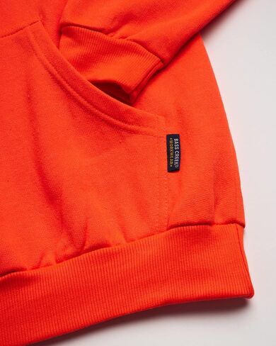 Bass Creek Outfitters Men's High Visibility Warm Sweatshirt - Safety Workwear Pullover Hoodie: Neon Yellow, Orange in Kuwait