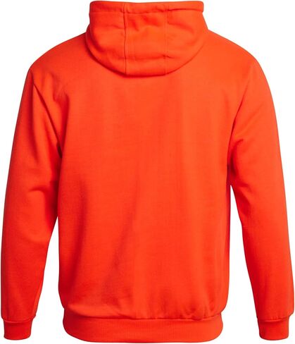 Bass Creek Outfitters Men's High Visibility Warm Sweatshirt - Safety Workwear Pullover Hoodie: Neon Yellow, Orange in Kuwait