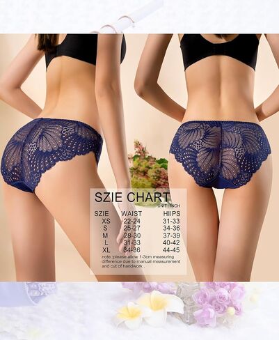 Kingfung Cheeky Underwear for Women Lace No Show Bikini Soft Breathe Seamless Panties Ladies Sexy Hipster in Saudi Arabia