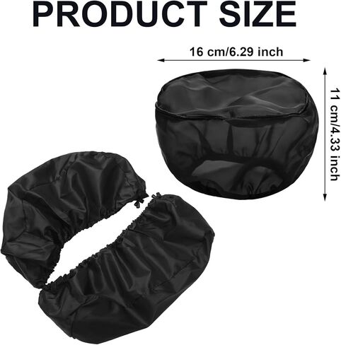 2 قطعة دراجة نارية مقاوم للماء السرج مكبر الصوت غطاء حمالات الصدر فلتر الهواء جورب المطر مجموعة غطاء النايلون يغطي الغبار الغطاء الواقي متوافق مع هارلي لأطقم تنظيف فلتر الهواء، أسود in Kuwait
