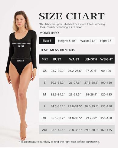 Women's 4 Necklines Pack Bodysuits Long Sleeve, Stretchy Basic Ribbed Body Suits Tops for Women Casual 4 Style In 1 in Saudi Arabia