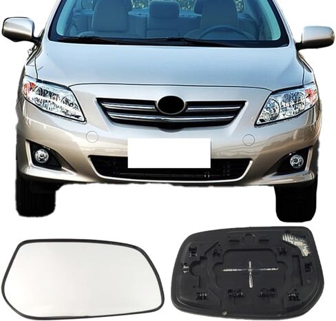 Passenger Side Mirror Replacement Glass for TOYOTA Corolla 2010-2013,Matrix 2009-2013,Heated Right Side View Mirror Glass for 2010 2011 2012 2013 Corolla,2009 2010 2011 2012 2013 Matrix in Saudi Arabia
