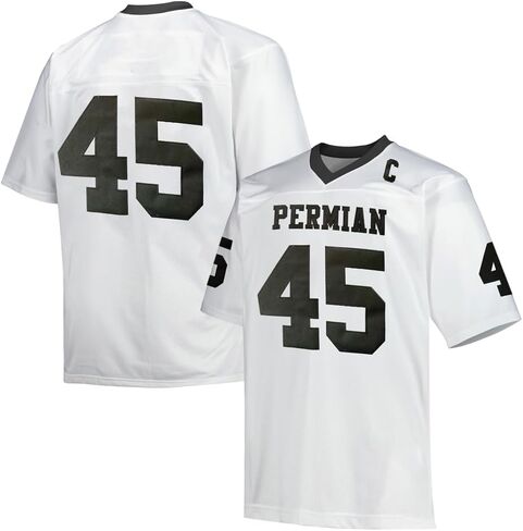Boobie Miles 45 Permian Friday Night Lights Movie Football Jersey White Black Men's Shirt in Kuwait