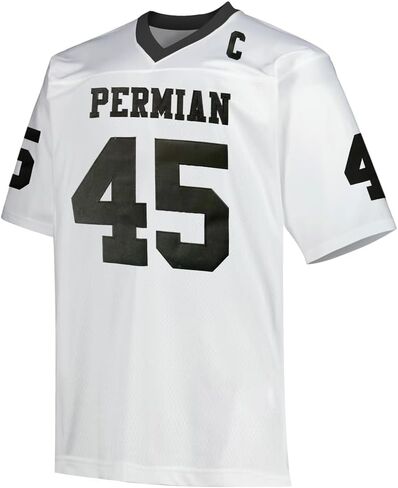 Boobie Miles 45 Permian Friday Night Lights Movie Football Jersey White Black Men's Shirt in Kuwait