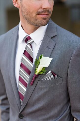 DiBanGu Mens Striped Tie Silk Woven Necktie and Pocket Square Cufflinks Tie Clip Set Wedding Business Formal Gift Tie for Men in Kuwait