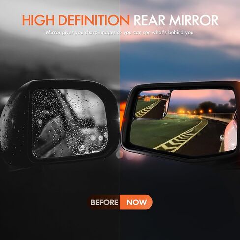 Left Driver Side Mirror Compatible with 2019-2024 Chevy Silverado 1500 Electric Glass Heated Manual Folding Without Turn Signal 5Pins #GM1320583 in Kuwait