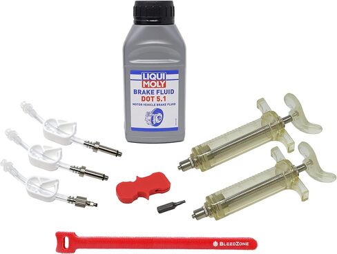 Bleed Kit for SRAM Brakes Including Code Guide Level with DOT 5.1 Fluid in Kuwait