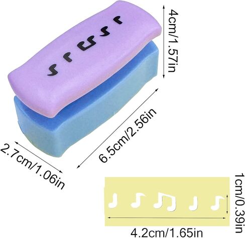 MIAO JIN 4PCS Craft Punch Hemming Punch Edge Paper Punch Hand Scrapbooking Fancy Border Punch Fancy Hole Punch DIY Art scrapbooks, Gift Cards, Wedding Cards, Decorations (Shell Color is Random.) in Saudi Arabia