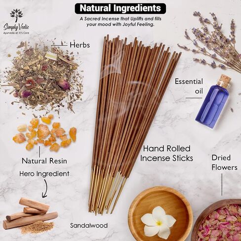 Rose Incense Sticks 250-Grams (Approx 135 Premium Incense Stick + Incense Holder)| Lasts 60-Minutes, Ideal for Meditation, Yoga, Spiritual Healing, Prayers, Aromatherapy in Saudi Arabia