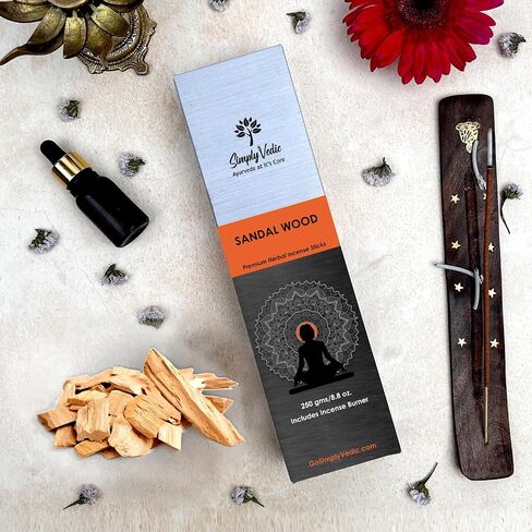Rose Incense Sticks 250-Grams (Approx 135 Premium Incense Stick + Incense Holder)| Lasts 60-Minutes, Ideal for Meditation, Yoga, Spiritual Healing, Prayers, Aromatherapy in Saudi Arabia