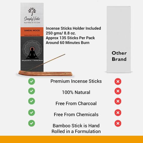 Rose Incense Sticks 250-Grams (Approx 135 Premium Incense Stick + Incense Holder)| Lasts 60-Minutes, Ideal for Meditation, Yoga, Spiritual Healing, Prayers, Aromatherapy in Saudi Arabia