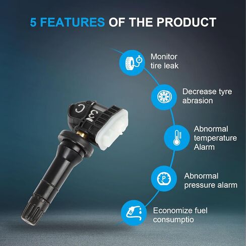 مستشعر الإطارات FINDAUTO، نظام مراقبة ضغط الإطارات 315 ميجاهرتز، مستشعر TPMS لبويك لكاديلاك لسيارة شيفروليه لسيارة جي إم سي سييرا يستبدل 13516164 in Saudi Arabia