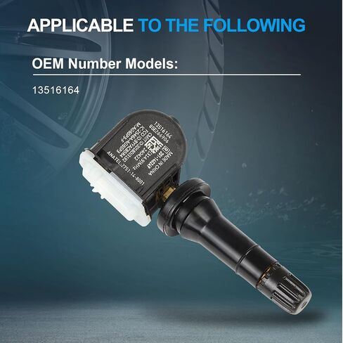 مستشعر الإطارات FINDAUTO، نظام مراقبة ضغط الإطارات 315 ميجاهرتز، مستشعر TPMS لبويك لكاديلاك لسيارة شيفروليه لسيارة جي إم سي سييرا يستبدل 13516164 in Saudi Arabia