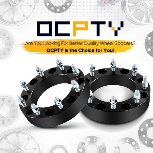 فواصل عجلات OCPTY 8x210 إلى 8x210 مقاس 2 بوصة 8 العروة 14x1.5 154 مم متوافقة مع 2011-2018 لـ Silverado 3500 2011-2024 لـ Silverado 3500 HD قطعتان محولات عجلة in Saudi Arabia