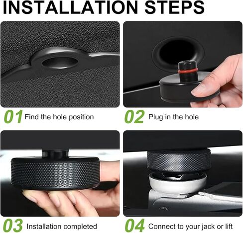 وسادة رفع الرافعة لطراز تيسلا 3/Y/S/X، 2016-2024 أداة محول وسادة مطاطية مطورة مع صندوق تخزين، أكياس جاك لملحقات تيسلا تحمي البطارية والهيكل (4 قطع) in Kuwait