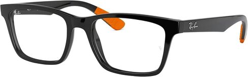 Ray-Ban RX7025 Square Prescription Eyewear Frames, Havana/Demo Lens, 55 mm in Saudi Arabia
