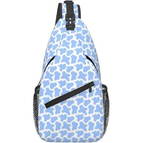 Sorority Gifts Sling Bag for Women Lightweight Multipurpose Daypack with Adjustable Chest Bag for Sports Travel, Hiking