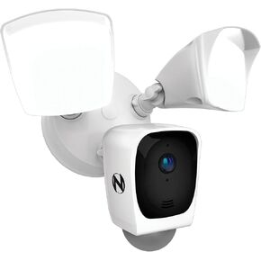 Night Owl Outdoor Floodlight Deterrence Camera with 2-Way Audio and 64GB microSD Card