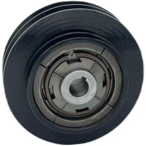 Heavy-Duty 0.75" (19mm) Universal Pulley Centrifugal Clutch Fits Two A Belts - Upgrade Plate Compactor Performance, Durable Construction Equipment Accessory
