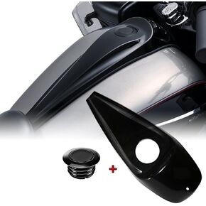 غطاء وحدة التحكم بالوقود الناعم من الألومنيوم وغطاء خزان الغاز لطراز Harley 2008-2023 Touring in Kuwait