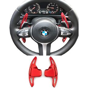 محول مجداف متوافق مع BMW (2013-2019، منصة F)، ناقل مجداف معدني من الألومنيوم (يناسب: 1 2 3 4 5 6 7 X1 X4 X5 X6 Series، F22 F23 F30 F31 F33 F34 F15 F16 F25 F30) (فضي)