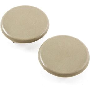 2pcs Beige Color Replacement Armrest Cap Cover for Chevy Tahoe Suburban GMC Yukon 2007-2017 - Replaces 15279689 Left or Right Rear Bucket Seats Arm Rest Handle Trim Bolt Vehicle Accessories