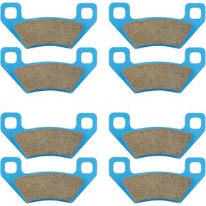 Front & Rear Brake Pads Ceramic Organic for Arctic Cat Wildcat 1000 LTD 2013-2014, Alterra 450/570/ 600/700, TRV 1000/700/ 550 LTD 2016 2017 2018 2019 2020 1436-420, 2502-578 - 4 Set